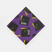 Serviette En Papier Diplôme 2026 Violet (Coin)