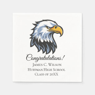 Serviette En Papier Diplôme Aigle de l'École