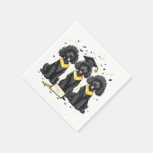 Serviette En Papier Diplôme Chiens de caniche standard (Coin)