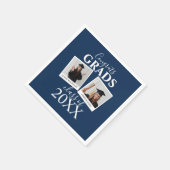 Serviette En Papier Diplôme conjoint | 2 serviettes photo (Coin)