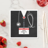 Serviette En Papier Diplôme de docteur créatif (En situation)