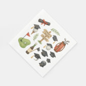 Serviette En Papier Diplôme de golf sur le thème du golfeur sur le gre (Coin)