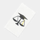 Serviette En Papier Diplôme de l'école de droit créative (Coin)
