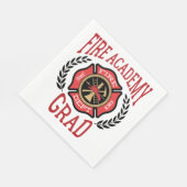 Serviette En Papier Diplôme de l'École de pompiers (Coin)