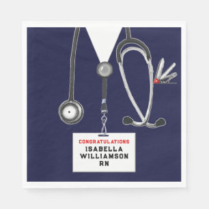 Serviette En Papier Diplôme de l'école de soins infirmiers