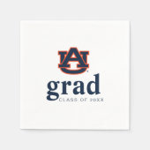 Serviette En Papier Diplôme de l'Université d'Auburn | Auburn Tigers (Devant)