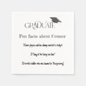 Serviette En Papier Diplôme d'études supérieures Cap Fun Faits (Devant)