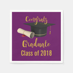 Serviette En Papier Diplôme d'études supérieures et diplômes