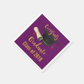 Serviette En Papier Diplôme d'études supérieures et diplômes (Coin)