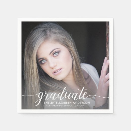 Serviette En Papier Diplômé en calligraphie (Devant)