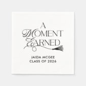Serviette En Papier Diplôme Mérité (Devant)
