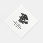 Serviette En Papier Diplôme simple (Coin)