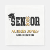 Serviette En Papier Diplômé supérieur 2026 (Devant)