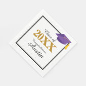 Serviette En Papier Diplôme universitaire ou de lycée (Coin)