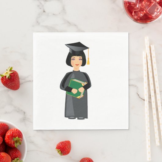 Serviette En Papier Diplômée (En situation)