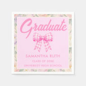 Serviette En Papier Diplômée Fleur Sauvage (Devant)