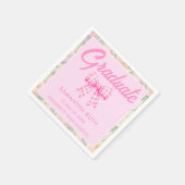Serviette En Papier Diplômée Fleur Sauvage (Coin)