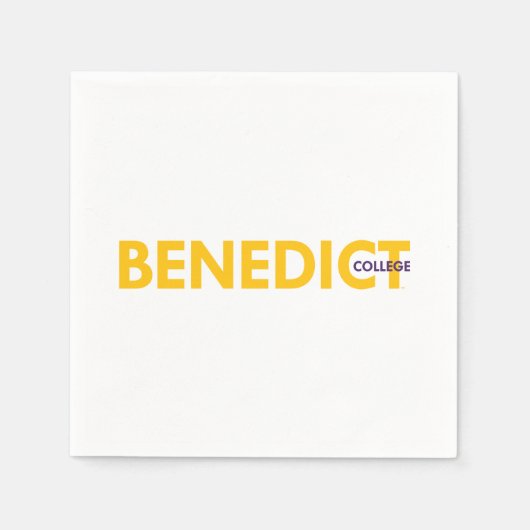 Serviette En Papier Diplômés de l'université Benedict (Devant)