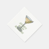 Serviette En Papier Dirty Martini (Coin)