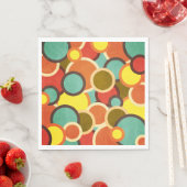 Serviette En Papier Disco 70s 60s (En situation)