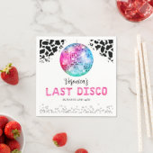 Serviette En Papier Disco Cowgirl Bachelorette Merci (En situation)