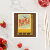 Serviette En Papier Disco Fever 8 pistes Theme Party Conception Super (En situation)