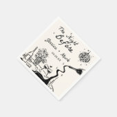 Serviette En Papier Disco La Nuit Avant Le Mariage (Coin)