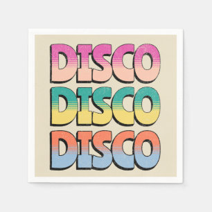 Serviette En Papier Disco Music
