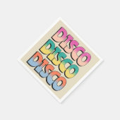 Serviette En Papier Disco Music (Coin)