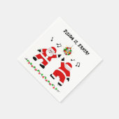Serviette En Papier Disco Père Noël 2 (Coin)