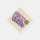 Serviette En Papier Disco queen (Coin)
