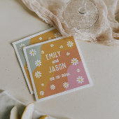 Serviette En Papier Disco Retro Mariage Cocktail serviettes