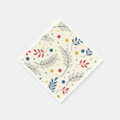 Serviette En Papier Diseño floral (Coin)