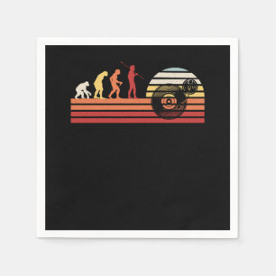 Serviette En Papier Disque vinyle rétro vintage