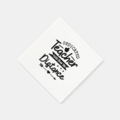 Serviette En Papier Distance de l'enseignant dédié (Coin)