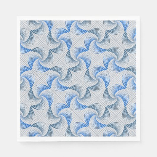 Serviette En Papier Distorsion motif Twist off white BG (Devant)