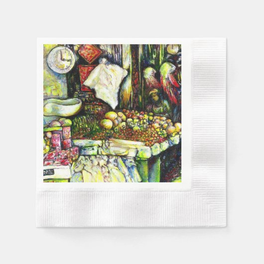 Serviette En Papier Dit pour impliquer toute l'idée (Devant)
