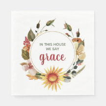 Dites Grace Fall Watercolor Wreath