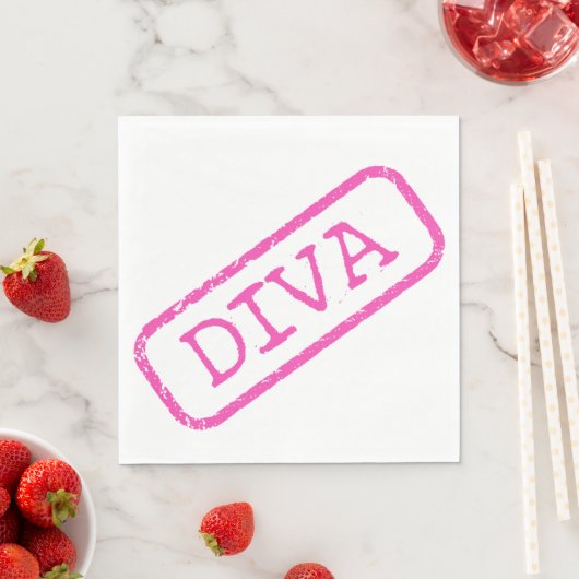 SERVIETTE EN PAPIER "DIVA" (En situation)
