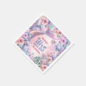 Serviette En Papier Dive into Five Flower Glitter Mermaid Tail (Coin)