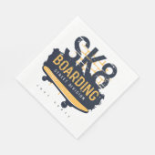 Serviette En Papier Division Skateboard Street (Coin)