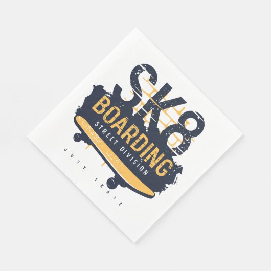 Serviette En Papier Division Skateboard Street (Coin)