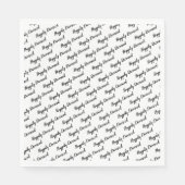 Serviette En Papier Divorce (Devant)