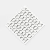 Serviette En Papier Divorce (Coin)
