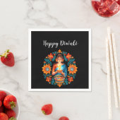 Serviette En Papier Diwali (En situation)