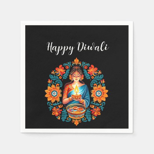 Serviette En Papier Diwali (Devant)