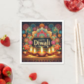 Serviette En Papier Diwali festif (En situation)
