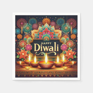 Serviette En Papier Diwali festif