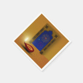 Serviette En Papier Diwali Festive Happy - Papier Napkin (Coin)