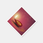 Serviette En Papier Diwali lumineux - Papier Napkin (Coin)